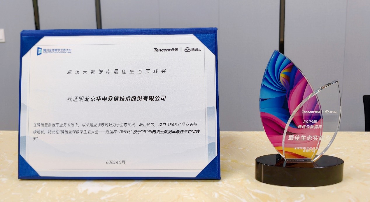 【荣誉】伟德国际荣获“腾讯云数据库最佳生态实践奖”